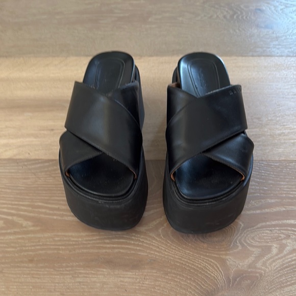 Marni Black Platform Sandal 37 - Picture 1 of 5